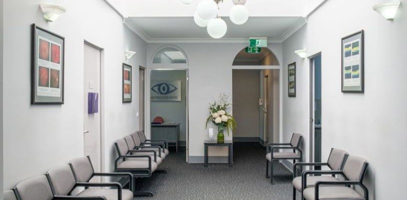 Waiting area at MetWest Surgical in Blacktown, Sydney