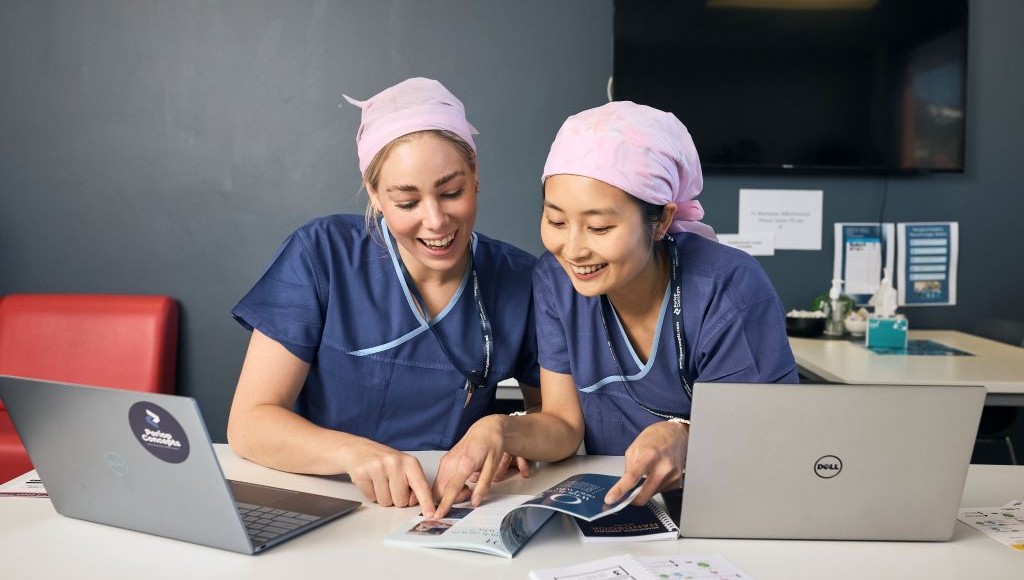 Nurses participating in perioperative and day surgery education through Cura Day Hospitals Group's partnership with Periop Concepts.